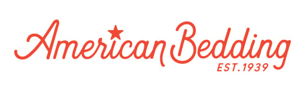 American Bedding logo featuring the brand name in red cursive with a star and established date 1939, emphasizing quality in mattress products.