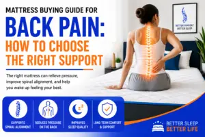 Mattress guide for back pain relief
