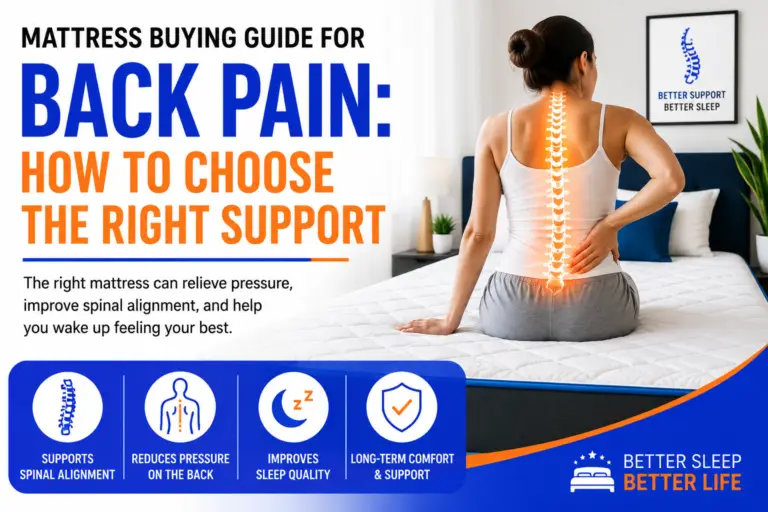 Mattress guide for back pain relief